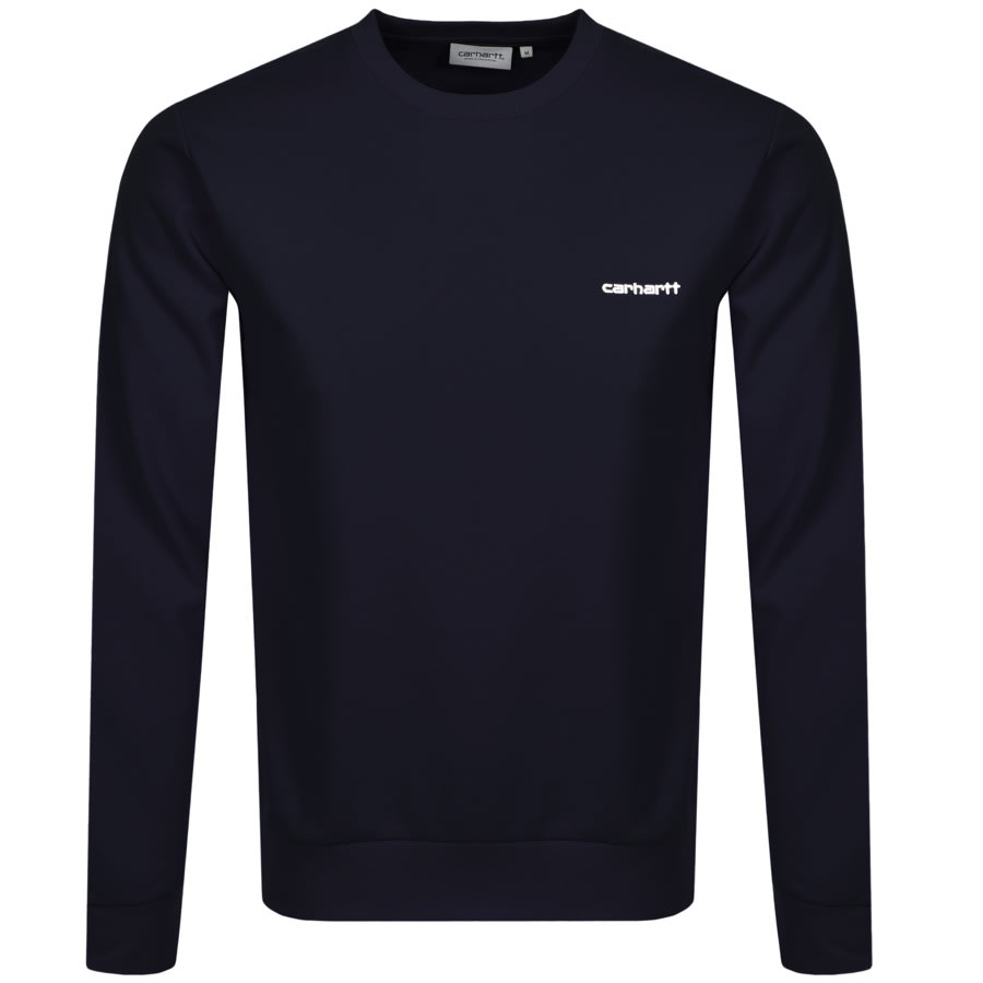 Alternative Image for ProductCarhartt Script Sweatshirt Navy1